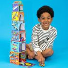 Floss & Rock, Samochody, piramida do układania, zestaw z figurkami