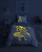 Fluo, komplet pościeli młodzieżowej, 160-200 cm + 70-80 cm, królik