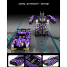 Forange, Engine-Morph, samochód 2w1, klocki konstrukcyjne, 714 elementów