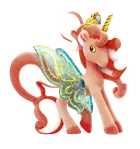 Galupy, Skrzydlate Jednorożce, brokatowa figurka z kryształkiem Swarovskiego, 1 szt.