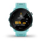Garmin, Forerunner 55, zegarek, turkusowy, 42 mm