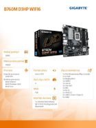 Gigabyte, płyta główna, B760M D3HP WIFI6 mATX