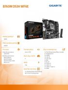 Gigabyte, płyta główna, B760M DS3H WF6E GEN5