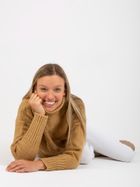 Golf damski, beżowy, Rue Paris