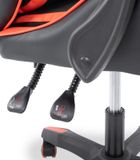 Gordon Trade, fotel gamingowy kubełkowy, regulowany, czerwony