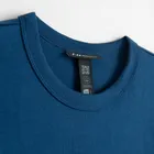 Granatowy bawełniany t-shirt basic NOWEAR