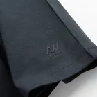 Granatowy t-shirt z bawełny czesanej oversize NOWEAR