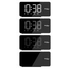 GreenBlue, radiobudzik cyfrowy LED z projektorem, USB, 5V, DC + CR2032 GB172