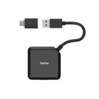 Hama, hub USB, 4 porty USB 3.2, gen1 5 gbit/s, z adapterem USB-C