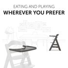 Hauck, Alpha, tacka drewniana, Charcoal