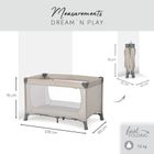 Hauck, Dream N Play, łóżeczko turystyczne, Beige