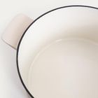 Homla, Andreas, garnek żeliwny, beżowy matowy, 5l