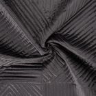 Homla, Aurum, narzuta welwetowa z pikowaniem, czarna, 220-240 cm, 745737