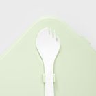 Homla, B2 Pecora, lunchbox, zielony w owieczki, 1150 ml