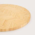 Homla, Bambou, deska do krojenia, okrągła, w jodełkę, 30-40 cm