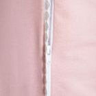 Homla, Cherish Love, pościel, bawełniana różowa z lamówką w serca, 200-220 cm