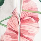 Homla, Cintia, poszewka, z dekoracyjnym kwiatowym wzorem, 45-45 cm