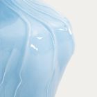 Homla, Coralia, wazon, szklany niebieski, 21-21-24 cm