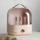 Homla, Eleni, kuferek, na kosmetyki beżowy, 27-18-33,5 cm