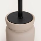 Homla, Elvia, szczotka do WC, taupe, 10,5-13-38,5 cm