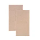 Homla, Estrella, zestaw ręczników, bawełnianych beżowych w liście, 30-50 cm