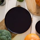 Homla, Famelio, talerz obiadowy, czarny, 28 cm