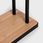 Homla, Fraz, stojak, na ręczniki czarny, 39-18-78 cm