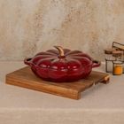 Homla, Ghost Town, garnek, żeliwny bordowy w kształcie dyni, 1,5l