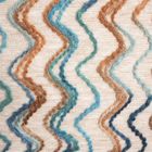 Homla, Gimena, poszewka, ze strukturalnym wielokolorowym wzorem, 45-45 cm