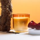 Homla, Glow, świeca zapachowa, Golden Amber, 870g