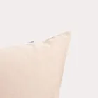 Homla, Gossy, zestaw dwóch poszewek, bawełnianych z barwionych nici beżowych, 50-60 cm, 2 szt.
