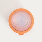 Homla, Kerma, zestaw, misek pomarańczowych z pokrywkami, 4 szt.