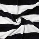 Homla, Lawena, ręcznik, w czarno białe pasy, 100-150 cm, 733338