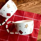 Homla, Lolla, kubek, z dużym uchem czerwony, 0,3l