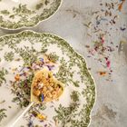 Homla, Lourry, talerz, deserowy zielony, 19 cm