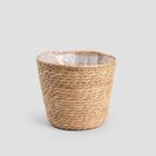 Homla, Lumbo, osłonka na doniczkę, pleciona naturalna, 23-19 cm
