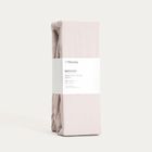 Homla, Maisy, prześcieradło, z pranej mikrofibry, beżowe, 180-200 cm