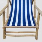 Homla, Mare, leżak, w biało niebieskie paski, 139-60-11 cm, 741845