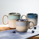 Homla, Melfi, kubek, z granatowym rantem, 0,4l, 737527