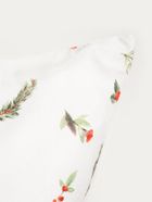 Homla, Natale, pościel, oliwkowa w świąteczny nadruk, 200-220 cm