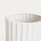 Homla, Novo, osłonka na doniczkę, ryflowana, 15-15-13 cm