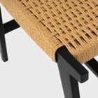 Homla, Novum, taboret, czarny, 52-34-42 cm