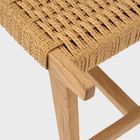 Homla, Novum, taboret, naturalny, 52-34-42 cm