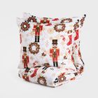 Homla, Nutcracker B2, pościel, biała w nadruk, 200-220 cm