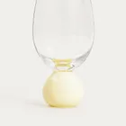 Homla, Pallora, kieliszek, z mleczną żółtą kulą, 0,4l