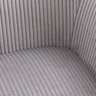 Homla, Pesa, krzesło w tkaninie łączonej, szare, 56-60-82 cm