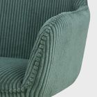 Homla, Pesa, krzesło w tkaninie, zielone, 56-60-82 cm