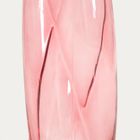 Homla, Raya, wazon, szklany skręcony różowy, 10,5-10,5-26 cm