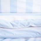 Homla, Rayas, pościel z mikrofibry, w biało niebieskie pasy, 160-200 cm