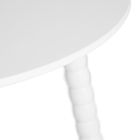 Homla, Resle, stolik kawowy, biały, 50-50-50 cm